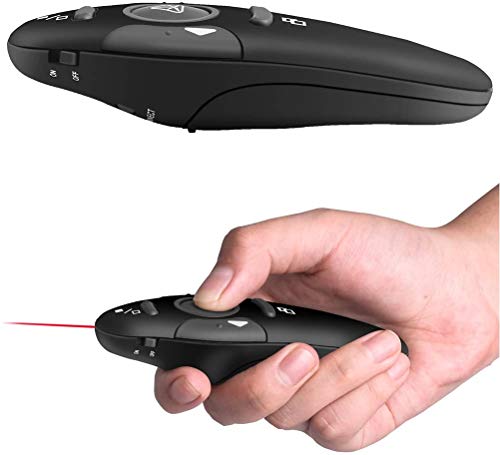 BEBONCOOL RF 2.4GHz Wireless Presenter Remote Presentation USB Control PowerPoint PPT Clicker
