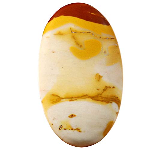 Cabochon jaspe Mookaite rouge naturel ovale 38,85 carats pour remplacer une gemme abîmée Mk32