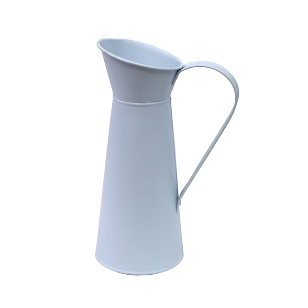 HOOTNEE 1pc Simple Iron Pitcher for Dried Flowers Creative Desktop Flower Arrangement Kettle Mini Pot Versatile Home Office Decor Random Color