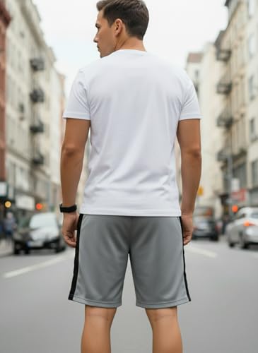 Image of Mack Jonney Men's Shorts Pack of 2 | Comfortable Casual, Sports & Lounge Shorts for Men | Regular Fit-MJ .3