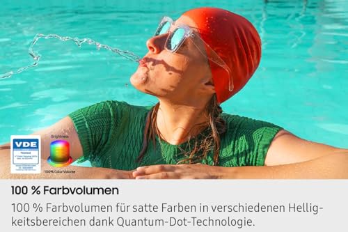 Samsung QLED 4K Q6FA 75 Zoll (189 cm) UHD Fernseher, 100% Farbvolumen für satte Farben, Quantum HDR, 4K Upscaling, Knox Security, Kostenlos 900 Sender TV Plus, Samsung Vision AI Smart TV 6