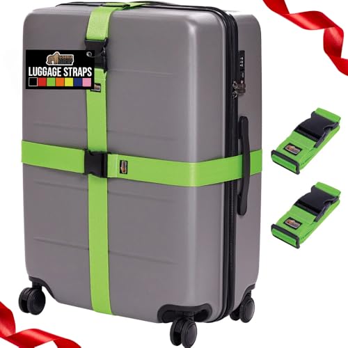 GORILLA GRIP Heavy Duty Luggage Straps