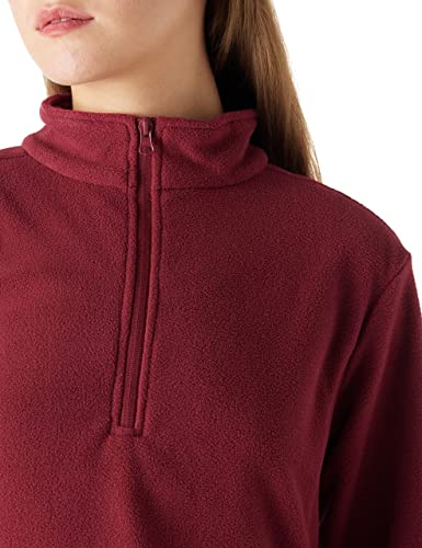 Outdoor Ventures Women's Loose Fit 1/4 Quarter Zip Soft Lightweight Polar Fleece Pullover Jacket with Zipper Pocket3