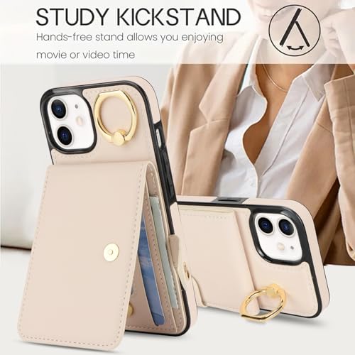 Coque iPhone 12 Pro étui portefeuille protection verre trempé