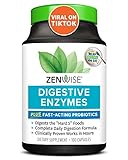 Zenwise Probiotic Digestive Multi Enzymes, Probiotics for Digestive Health, Bloating Relief for Women and Men, Enzymes for Digestion with Prebiotics and Probiotics for Gut Health - 100 Count