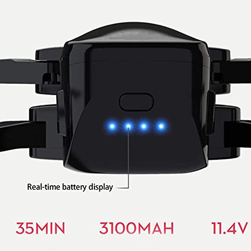 HYCy 3-Achsen Gimbal Mini Drohne mit 4k Kamera für Erwachsene 5GHz Live Video Rc Quadcopter Dual Kameras Tragetasche… – Bild 5