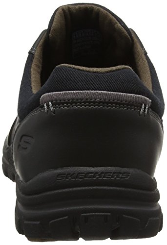 Skechers Braver-Alfano, Scarpe da Barca Uomo, Nero...