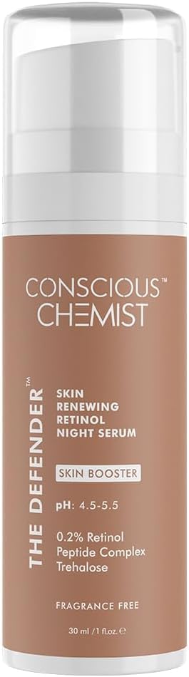 0.2% Retinol Serum for Face | 30ml | Multi Peptide Anti Aging Serum, Reduces Fine Lines & Wrinkles, For Men & Women, Probiotics & Cica Water - The Defender