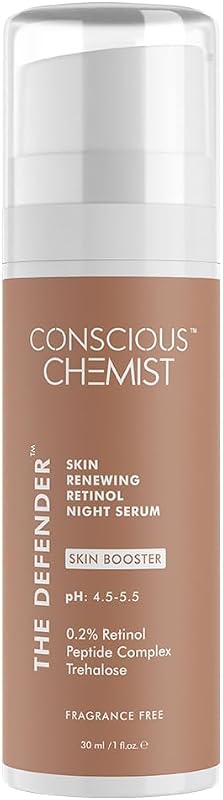 Conscious Chemist Sérum com Peptídeos e Retinol Encapsulado 0,2%, 30 mL