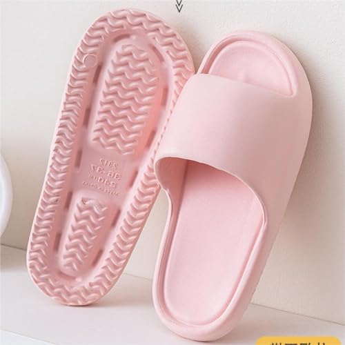 Womens Summer Slippers,Bathroom Non-Slip Sole Home Comfy Men's women's Slippers for Indoor Outdoor3