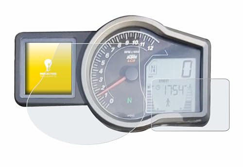 upscreen Anti-Glare Screen Protector compatible with KTM 1290 Super Duke GT 2017 Protection Film Matte