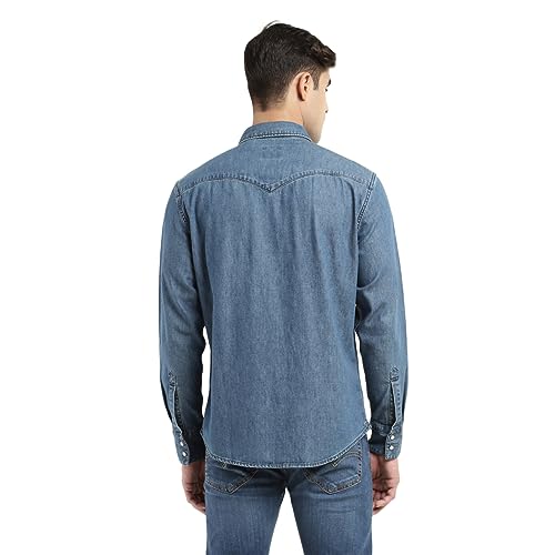 Image of Levi's Men's Cotton Regular Fit Solid Casual Shirt