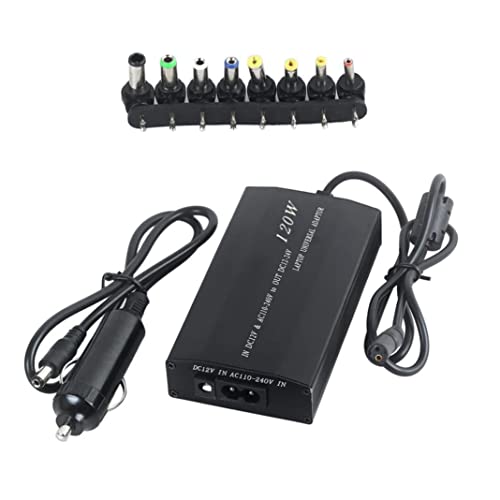 Universal Power Supply 120W Adjustable AC to DC Adapter Converter for Car Household Power Inverters