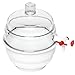 Bel-Art Products F42010-0000 Scienceware Space Saver Vacuum Desiccators, Small, 8 1/8" Height, White