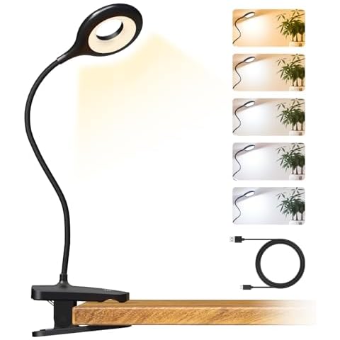 CUHIOY Clip Reading Light with 25 Settings Cover
