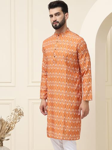 Image of SOJANYA (Since 1958 Men's Exquisite Silk Blend Kurta Elevate Your Festive Look-Crafted for Excellence