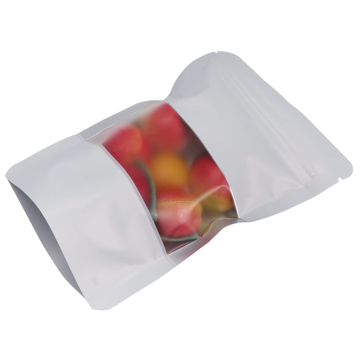 BCOATH Aluminized Reclosable Bags 100pcs Large Storage Pouches Sealed Bags for Food Nuts Candy Snacks