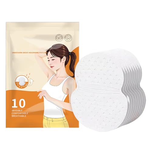 Monozoz Almohadillas de sudor para axilas, toallitas antisudor, suministros de cuidado personal para cuello, hombros, espalda, camisa de vestir, juego de verano