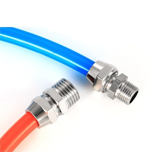 Racor neumático PC M5 de 8mm con liberación rápida sin fugas de aire 5