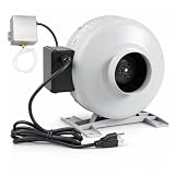 Gptwht M-4DBT Dryer Booster Fan,200 CFM Automatic 4" Dryer Vent Booster Fan