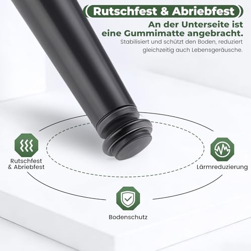 Patas para muebles de 15 cm ideales para elevar sofás y armarios 7