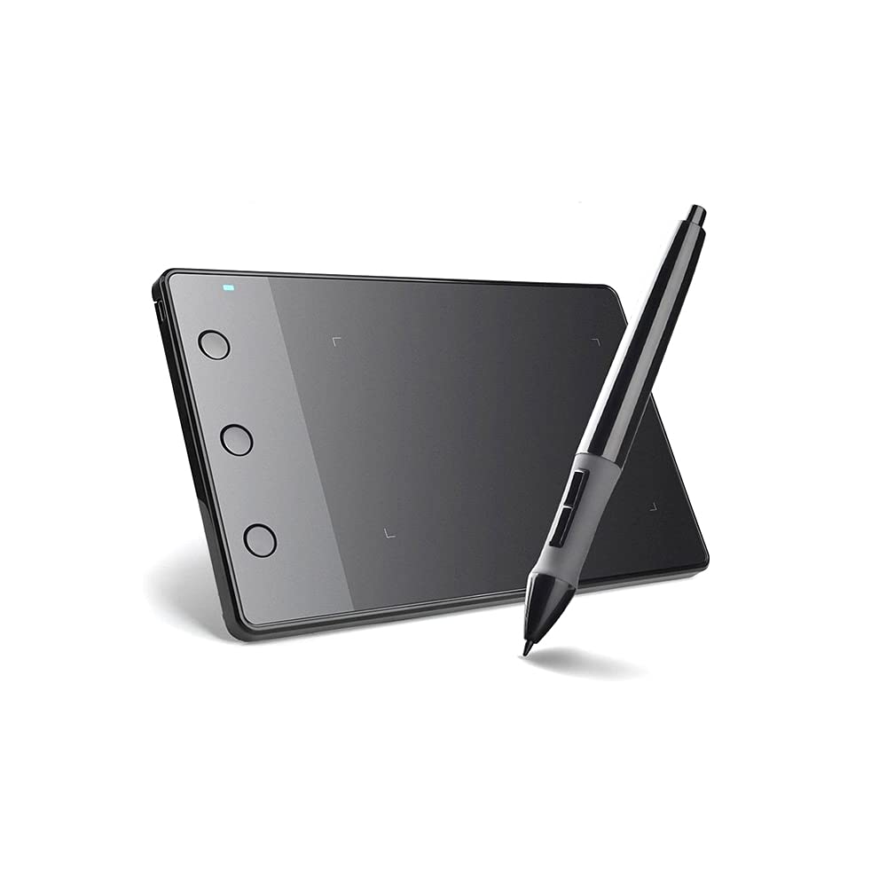 Homgee H420 Professional Graphics Drawing Tablet with 3 Shortcut Keys 2048 Levels Pressure Sensitivity 4000LPI Pen Resolution