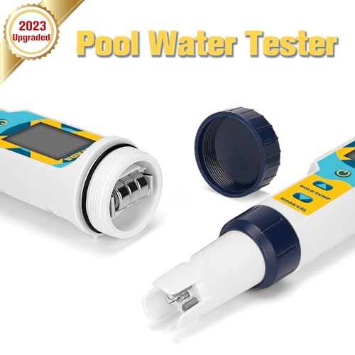 Ciztada CZ-218 Saltwater Pool Tester Free Chlorine Meter Ph And Salinity Tester 7 In 1 Free Chlorine Ph Salt Orp Tds Ec Temp Meter Digital Pool Water Tester Ph And Free Chlorine Meter thumb #1