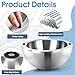 LemonRoad 2 Pack 16 oz Chilled Dip Bowl Stainless Steel Double Walled Ice Serving Bowl with 2 Sporks Spoons Cold Serving Dish for Parties Hummus, Salsa, Guacamole, Sauces, Pasta