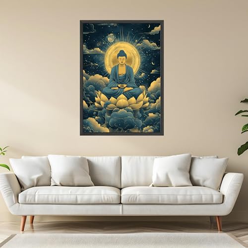 Tableau Bouddha spirituel impression sur toile haute définition
