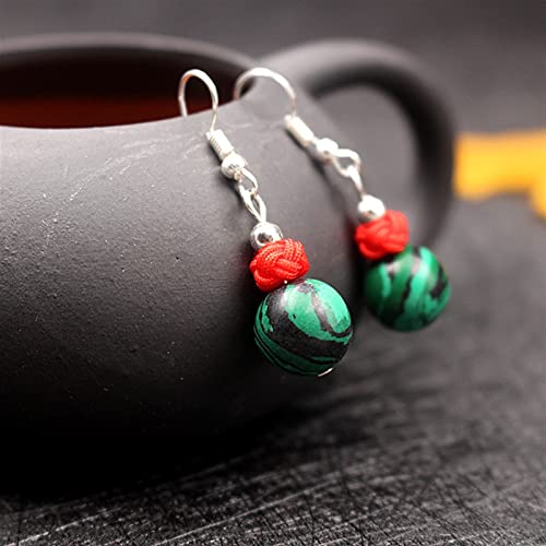 Boucles d'oreilles en pierre haut de gamme conception simple