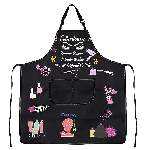 JXGZSO Esthetician Apron - Estheticians & Cosmetologist Apron Gifts for Makeup Artist & Beautician