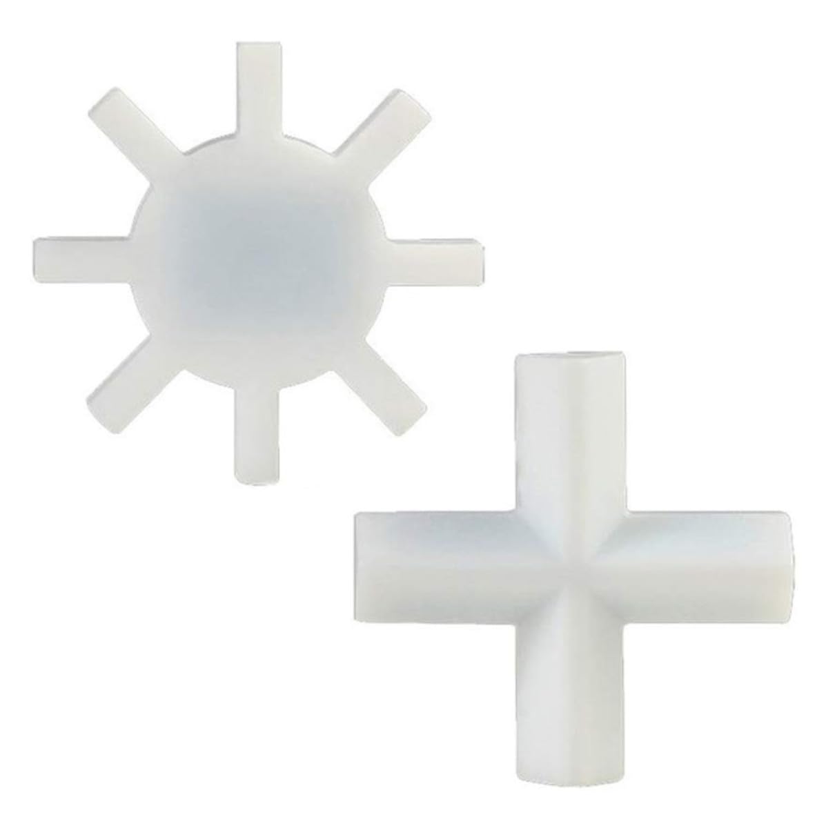 2 Stück Weiße Ptfe Magnetische Rührstäbchen für Labor mit Chemisch Inertem Material und Geringer Reibung für Biologische und Chemische Laboranwendungen