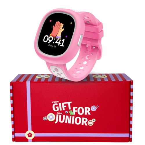 Image of Noise Junior Champ 3 Delight Gift Box - Smart Watch for Kids | 3-in-1 Look with 2 Switchable Bumpers, in-Built Learning Hub, Habit Builder, Exam & School Mode, Parental Control (Cotton Cloud)