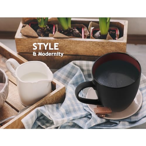 Set de 6 Mugs de Piedra Para Café 12 Onzas Le Papillon miniatura 4