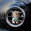 4PCS Car Air Freshener, Cat Air Freshener Vent Clip, Cute Animal Car Interior Accessories, Lovely Cat Shape Aromatherapy Clip Solid Sea Scent Aromatherapy Diffuser For Workplace Bedroom #2