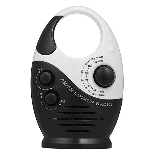 TRIPPER AM/FM Mini Shower Radio Bathroom Waterproof Radio Hanging Music Radio -in Speaker