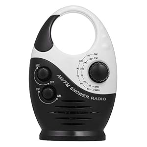 Auracure Aan / FM-douche-radio badkamer waterdichte radio hangende muziekradio ingebouwde luidspreker