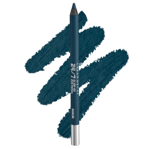 Urban Decay 24 7 Glide-On Waterproof Eyeliner Pencil - Long-Lasting - Mainline, Deep Green Blue with Matte Finish