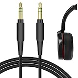 Geekria Cable de audio para auriculares Söny WH-XB900N WH-1000XM4 WH-1000XM3 WH-CH710N WH-CH700N WH-H910N WH-H810 MDR-XB950B1 XB950BT XB650BT - Cable estéreo de repuesto AUX (3,5 mm, 5.6 pies)
