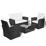 La estructura de acero con recubrimiento en polvo hacen que la mesa, los sillones y el sofá sean fuertes y resistentes, y gracias a su construcción ligera, todos los artículos son fáciles de mover.