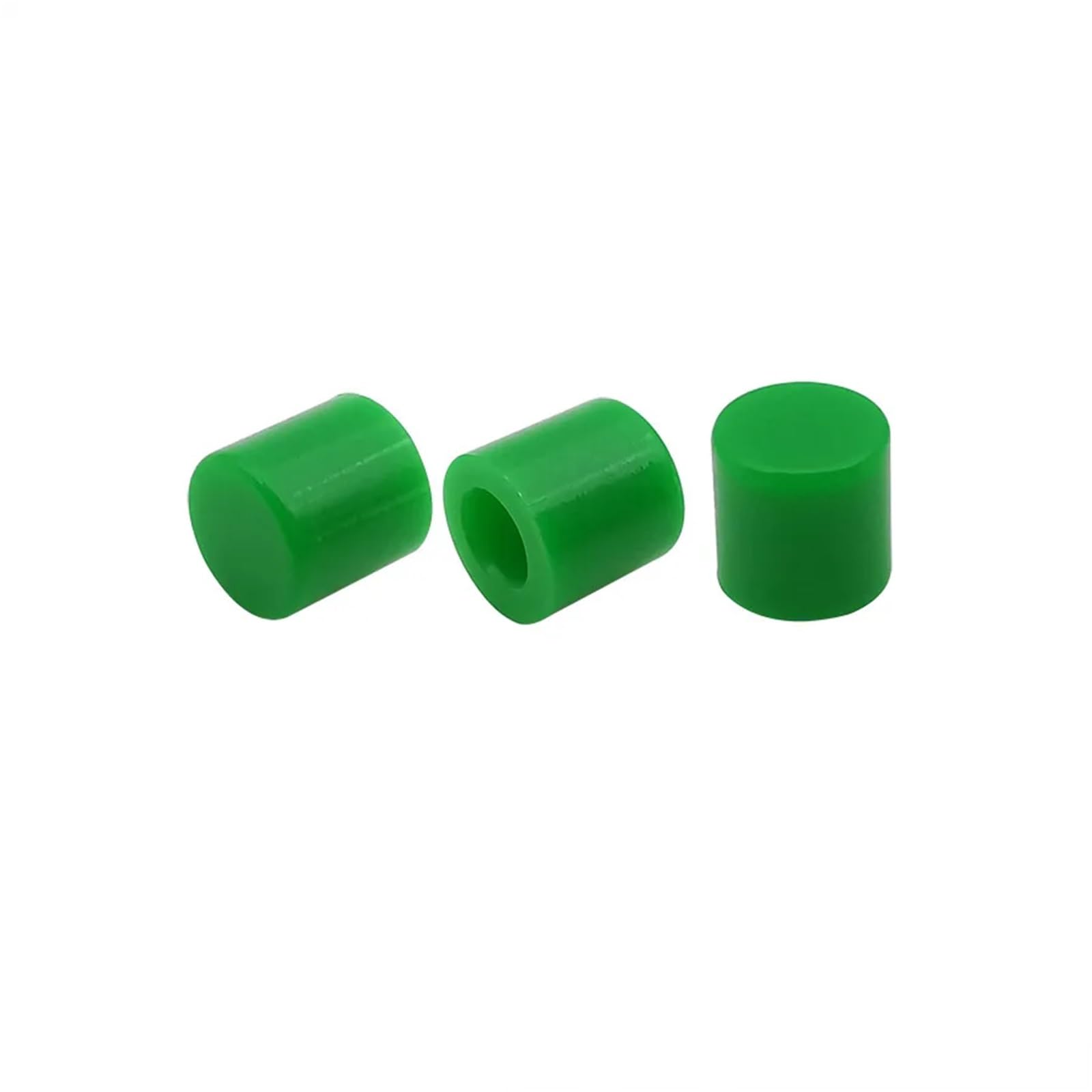 Tapas de botón de interruptor A56 de 6x6 mm cilíndricas verdes para pulsador táctil micro 7
