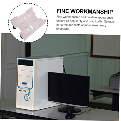 Soporte móvil para CPU TEHAUX con ruedas, carrito para torre de computadora, diseño ahorrador de espacio, fácil instalación para uso en casa y oficina miniatura 7