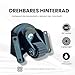 Classic3DParts 360° drehbares Hinterrad für Mähroboter – vormontiertes Ersatzrad mit Kugellager – kompatibel mit Gardena R40Li, Husqvarna 105, Flymo 1200, McCulloch ROB – robust & witterungsbeständig