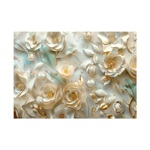 Image sur toile fleurs 3D pour la décoration du salon et restaurant