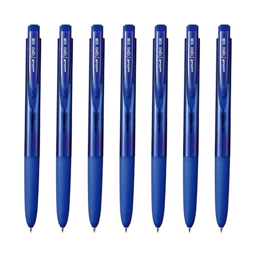 Uni-Ball Signo RT1 Bolígrafo Gel 0.38 mm Azul x7