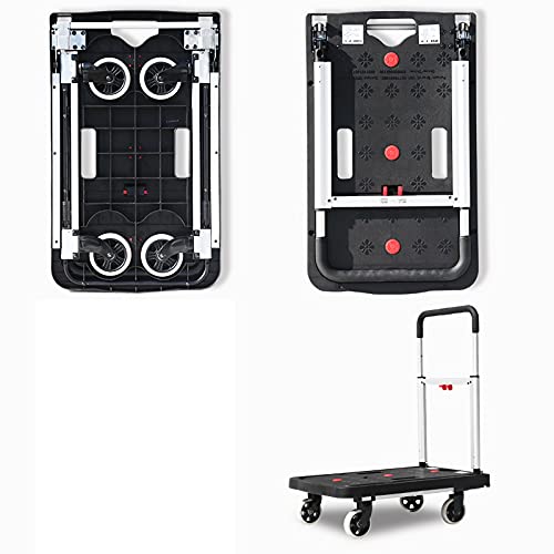 Carretilla de mano con plataforma plegable y panel plástico resistente miniatura 4