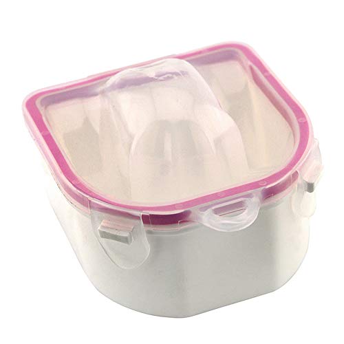 Rolabling 2 PCS Soaking Soak Bowl Nail Art Polish Remove Wash Soaker Tray