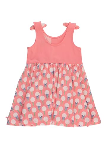 RuffleButts Baby/Toddler Girls Knit Tie Shoulder Twirl Dress2