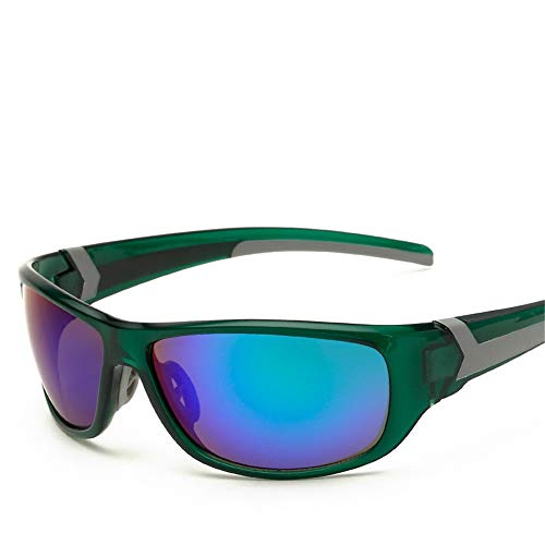 Preisvergleich Produktbild LIUXING Sicherheitsbrille für Radfahrer Outdoor Radfahren Sonnenbrille Full Frame Sonnenbrille für Männer und Frauen General Motion Modell Biken Outdoor Sport Brille Herren Damen, grün, Free Size