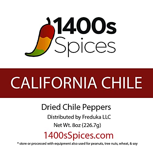 Miniatura 5 de Anaheim Chile Seco Pods de 8 onzas de chiles enteros secos California, cápsulas de Seco para auténtica comida mexicana, bolsa resellable